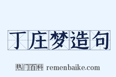 丁庄梦造句是什么意思的图片